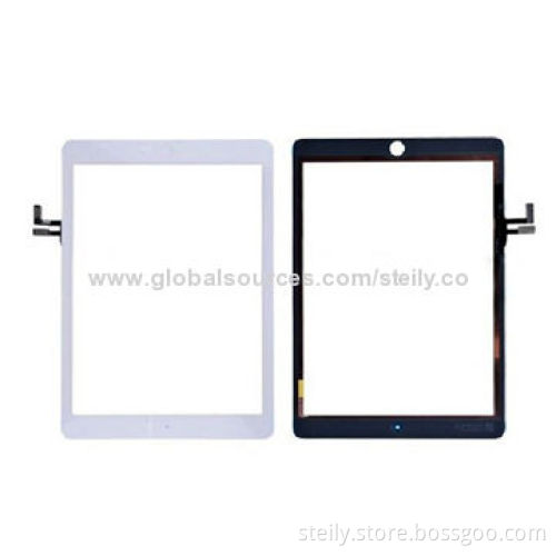 OEM Replacement Touchscreen Glass Digitizer for iPad Air 5th Gen, Black and White